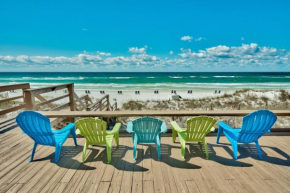 Gulf Front Furnished Home with Private Bach & Balcony